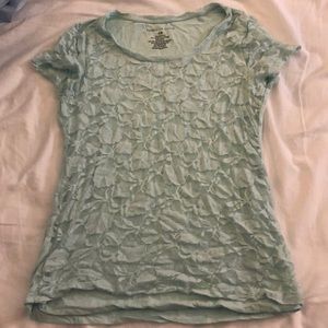 Turquoise Floral T-Shirt